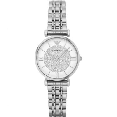 Emporio Armani Ladies Silver Watch - AR1925